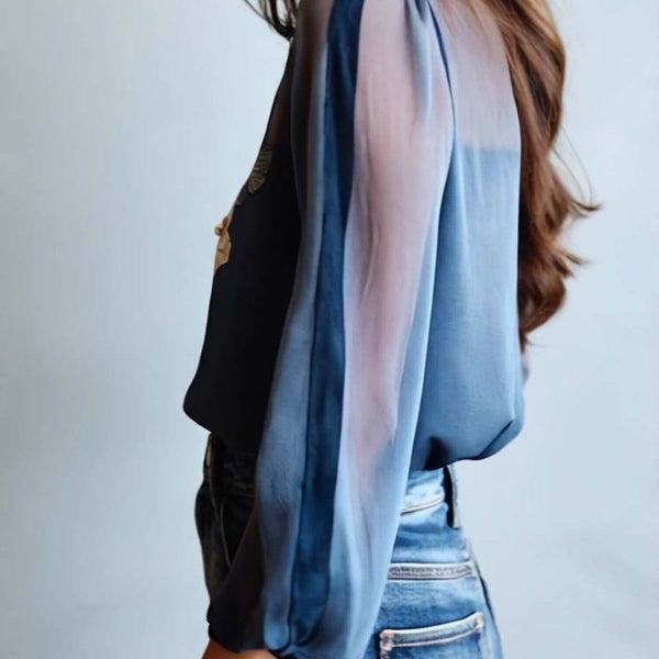 Floral Boho Chic Women's Blouse