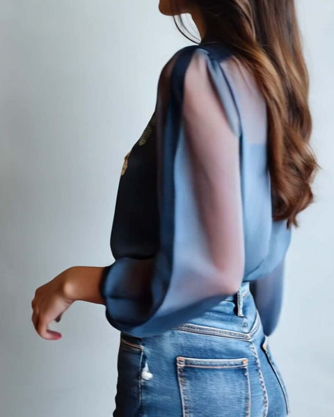 Floral Boho Chic Women's Blouse