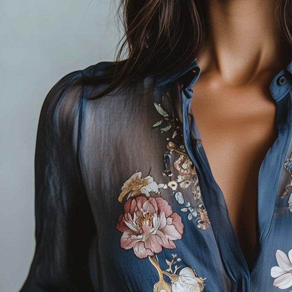 Floral Boho Chic Women's Blouse