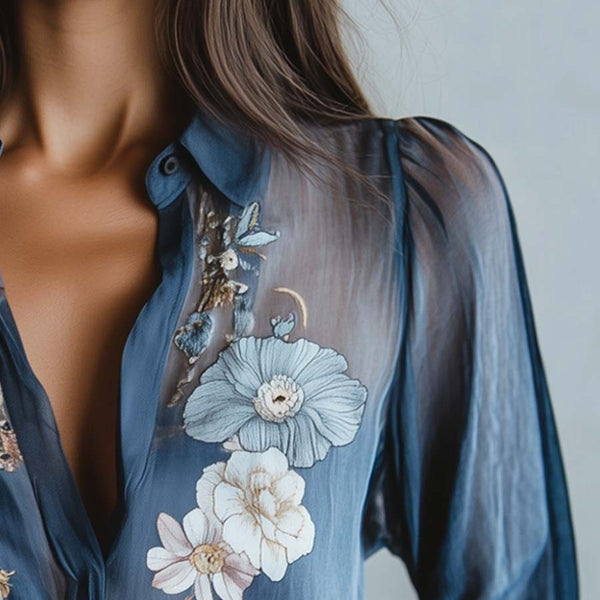Floral Boho Chic Women's Blouse