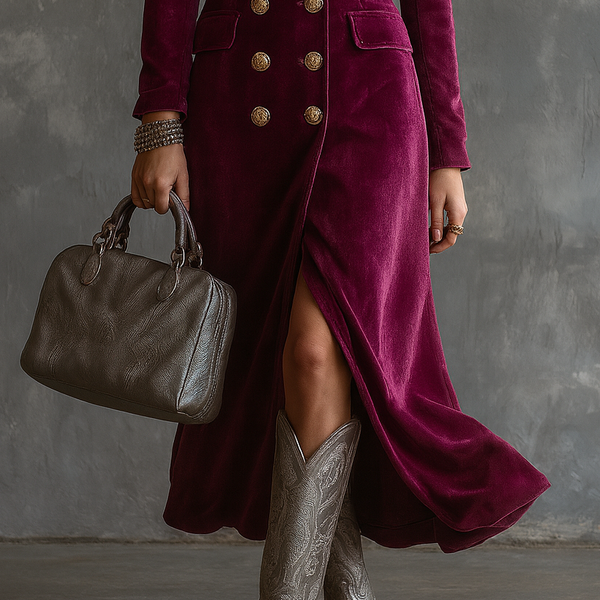 Victoria | Velvet Blazer Dress