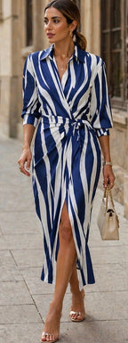 Ellis & Johnson™ | Printed Wrap Dress