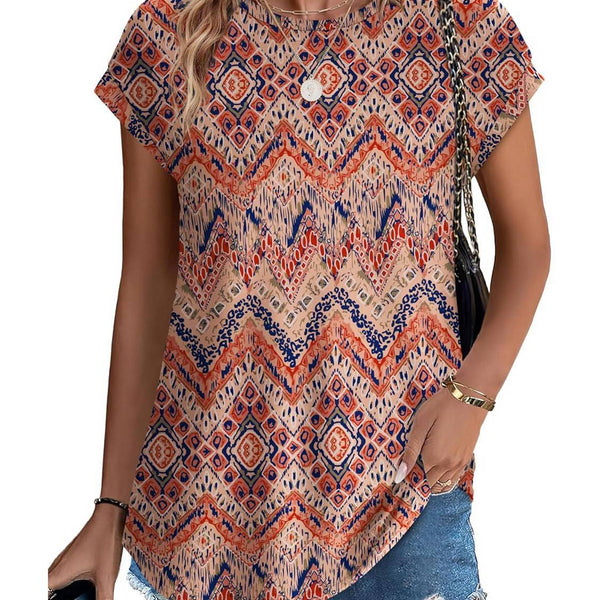 Necie | Chic Printed Blouse