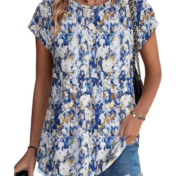 Necie | Chic Printed Blouse