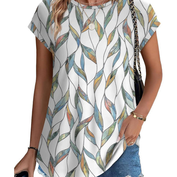 Necie | Chic Printed Blouse