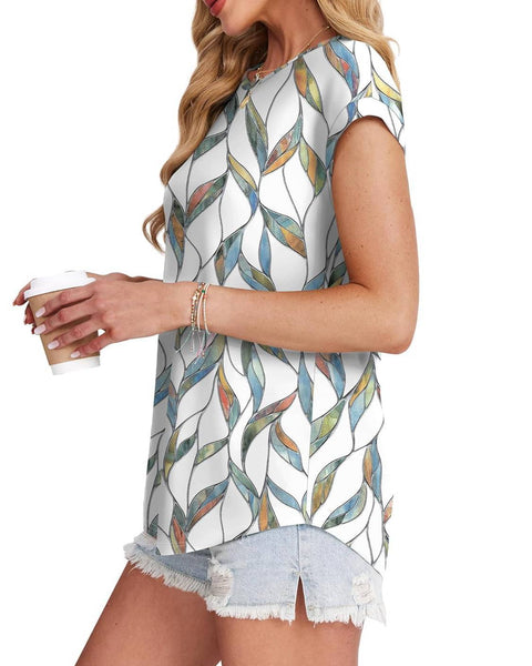 Necie | Chic Printed Blouse