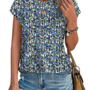  Blue floral