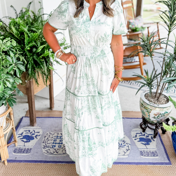 Eliza | Classic Toile Maxi