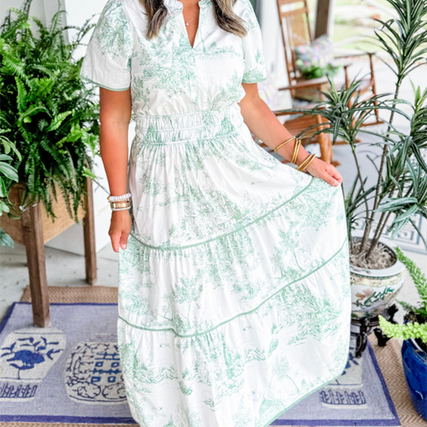 Eliza | Classic Toile Maxi