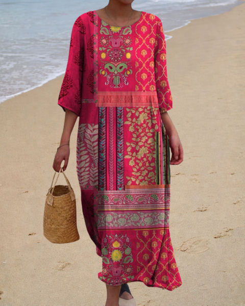 Inès | Long Bohemian Dress