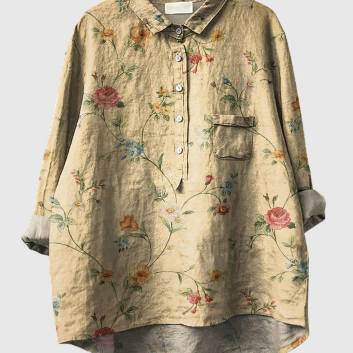 Poppy | Modern Linen Shirt