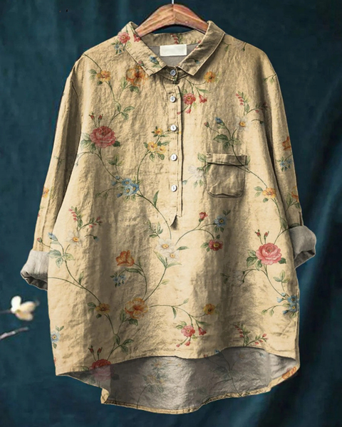 Poppy | Modern Linen Shirt