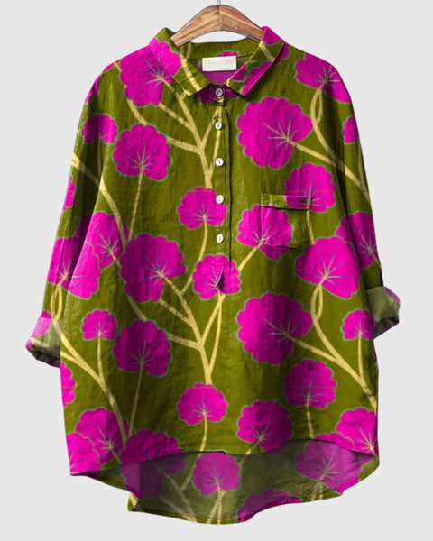 Sophia | Modern Linen Shirt