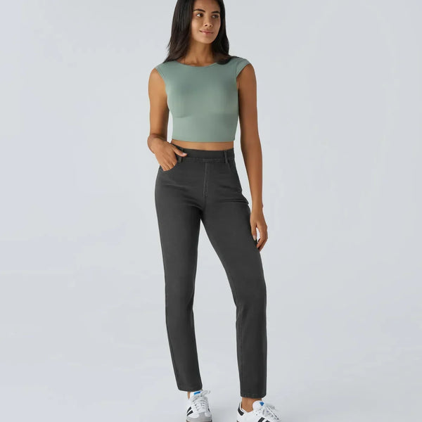 ComfortFit™ - Elastic and comfortable pants with high waist