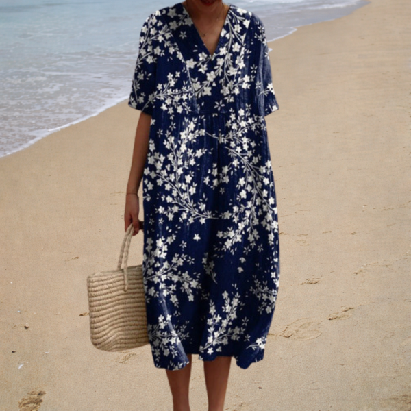 Adèle | Long Floral Dress Soft