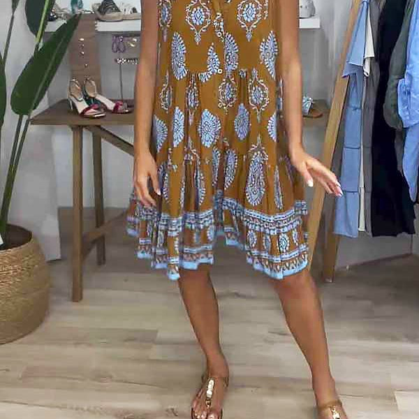 Anne | Elegant V-Neck Dress