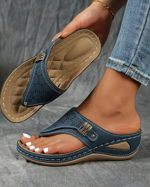 Sophia | Comfort Wedge Sandals