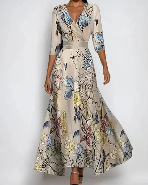 Emily - Luxury Floral Dress