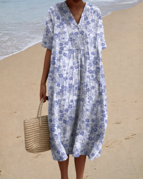 Adèle | Long Floral Dress Soft