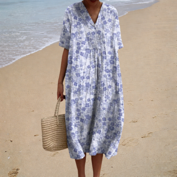 Adèle | Long Floral Dress Soft