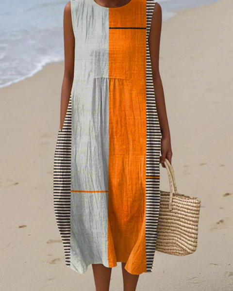 May™ Colorblock Midi Dress