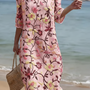 Rebecca in Pink | Women's Floral Pattern Dress