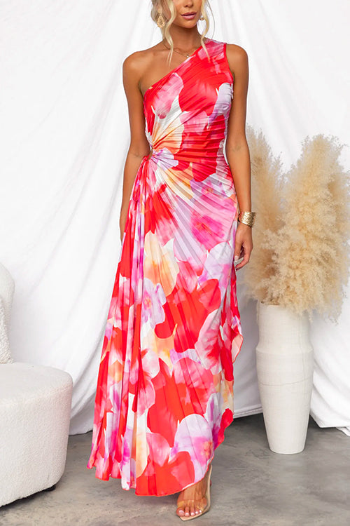 Ellis & Johnson™  | Vibrant Tropical Evening Dress