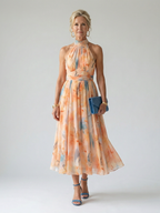 Ellis & Johnson™  | Soft Halter Midi Dress