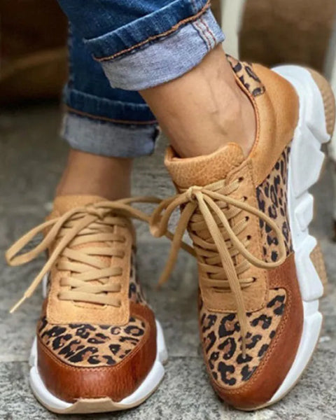 Ember | Comfortable Leopard Sneakers