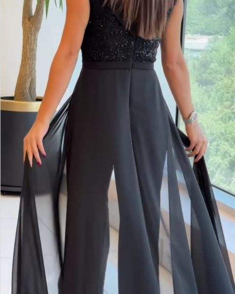Valeria | Classic Sleeveless Jumpsuit