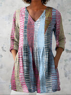 Margo | Long Blouse with V-Neck