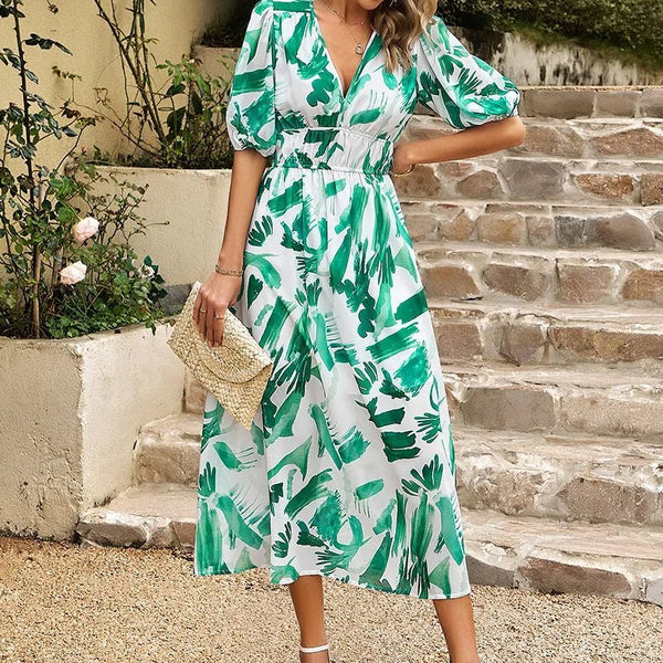 Allison | Elegant Floral Dress
