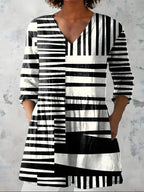 Sienna | Long Blouse with V-Neck