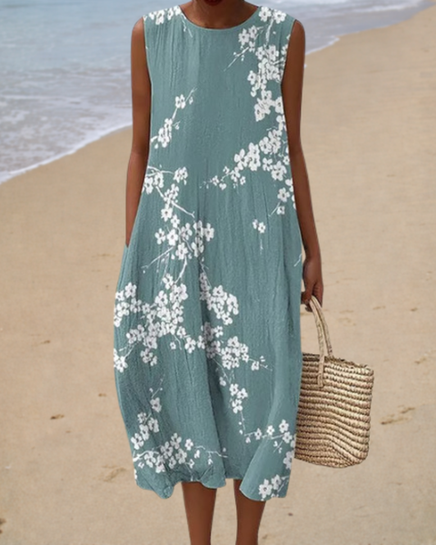 Geneviève | Floral Midi Dress