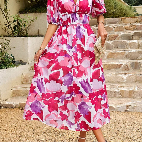Allison | Elegant Floral Dress