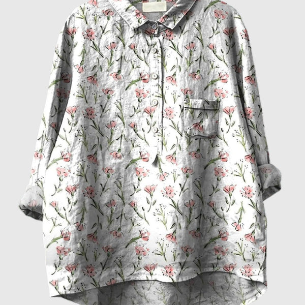 Ruby | Modern Linen Shirt