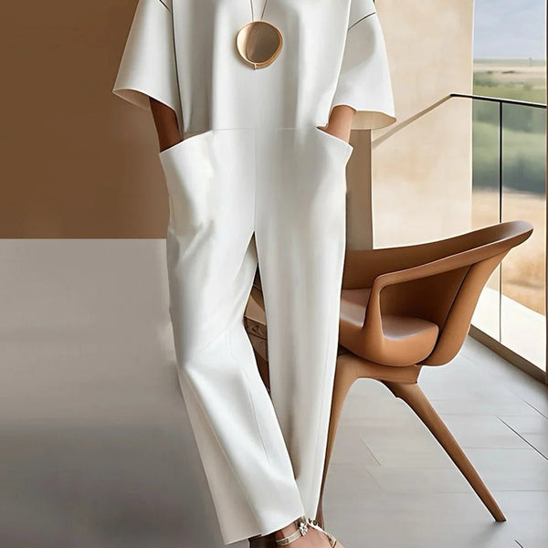 Emmy™ Elegant Short-Sleeve Jumpsuit