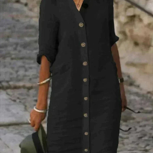 Avera | Breezy Comfort Shirt Dress
