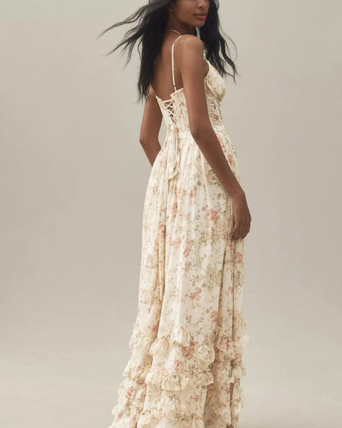 Alira | Elegant Floral Summer Dress