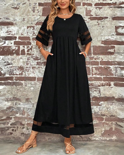 Aubrey™ – Flattering Tummy-Smoothing Midi Dress