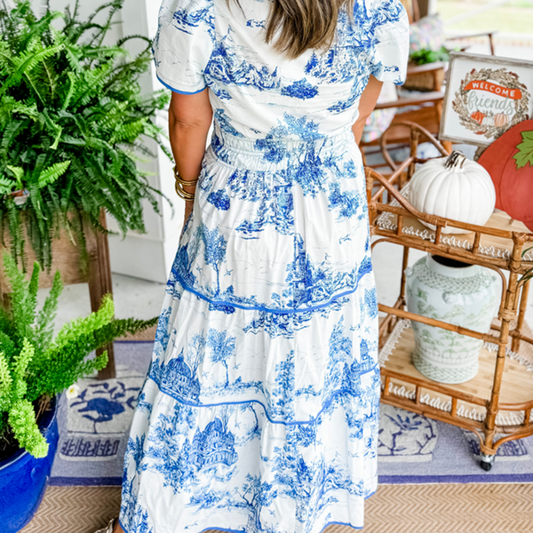 Eliza | Classic Toile Maxi