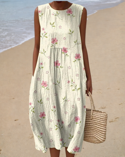 Élodie | Floral Midi Dress