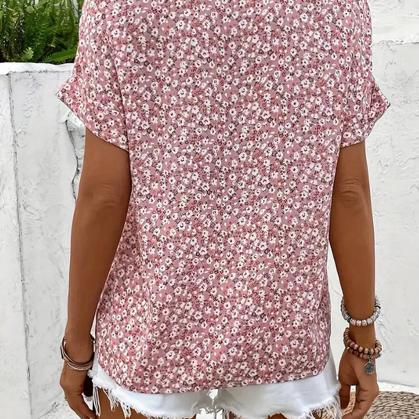 Wolena | Wildflower Notch Blouse