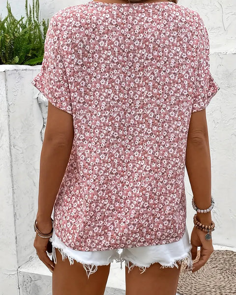Verna™ | Stylish Floral Print Blouse