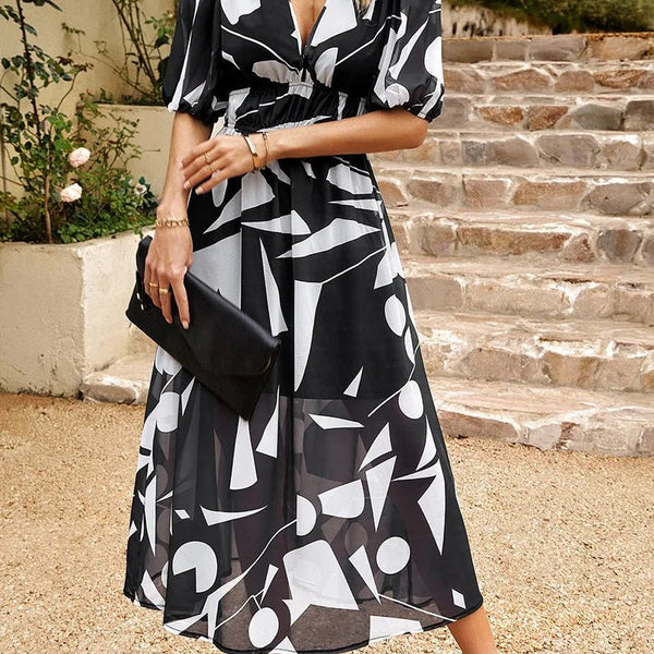 Allison | Elegant Floral Dress