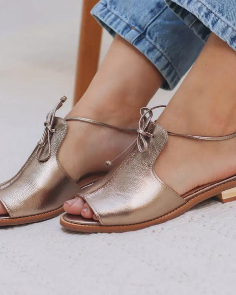 LILLIANA – STRAP-STYLE LEATHER SANDALS