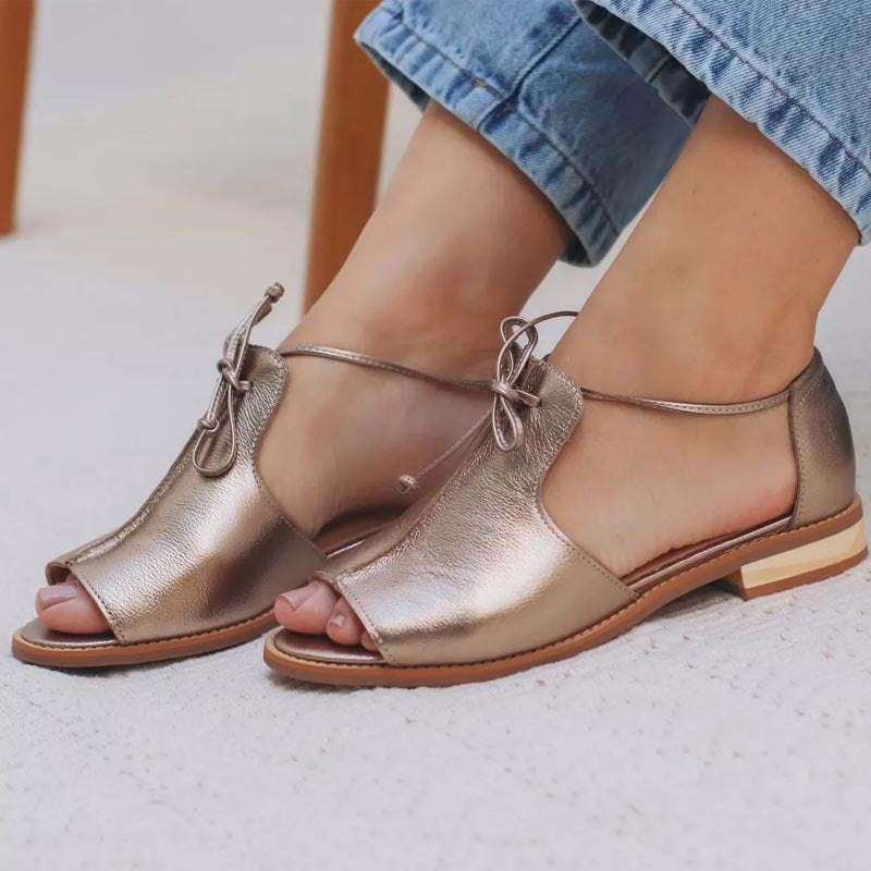 LUCIENNE™ – STRAP-STYLE LEATHER SANDAL
