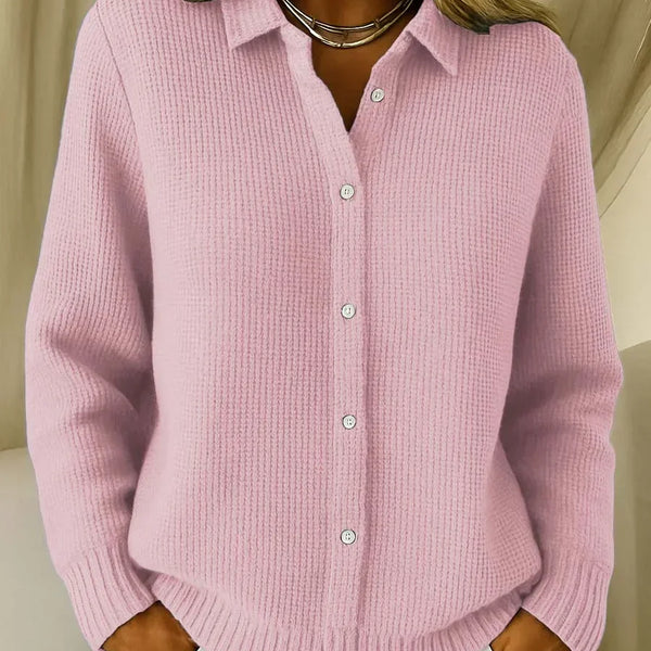 Katrina – Textured Knit Button Cardigan