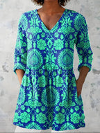 Marlee | Long Blouse with V-Neck