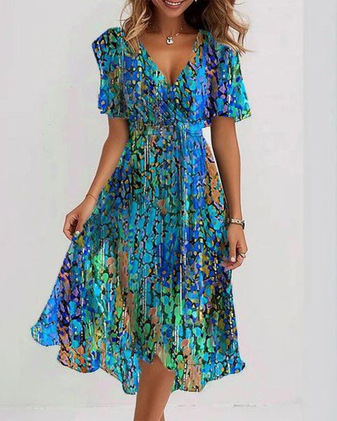 Sapphire | Breezy Blue Midi Dress